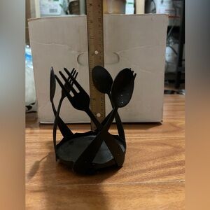 Cute Candle Holder for Kitchen or dining room Forks and Spoons